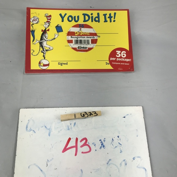 Dr. Seuss Cat In The Hat Award Certificates - Picture 2 of 3